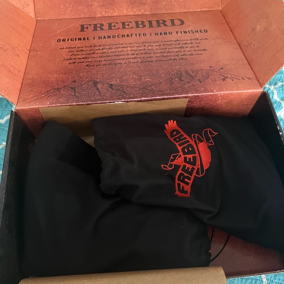 Freebird Black and Cream Heeled Boots - Picture 5 of 8